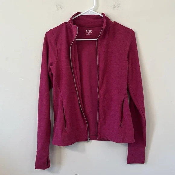 Abercrombie & Fitch YPB EverydaySOFT Full-Zip Deep Red Size Medium - Picture 5 of 9